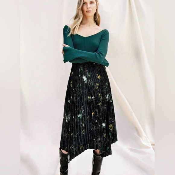 Wilfred Lefou bodysuit long sleeve rib knit thong green - Picture 8 of 8